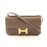 Hermes Brown Leather Shoulder Bag ( )