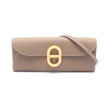 Hermes Brown Epsom Leather Shoulder Bag ( )