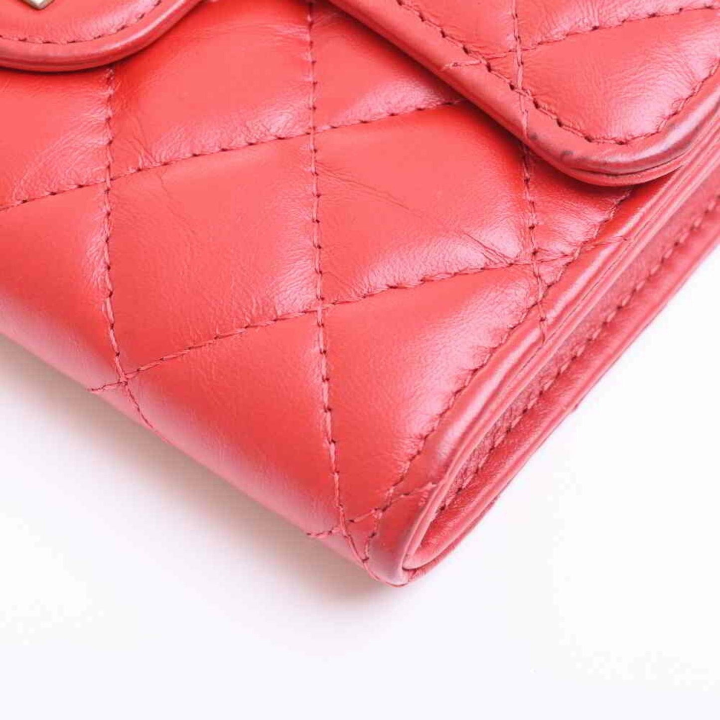 Chanel 2.55 leather - matelasse chain shoulder bag red