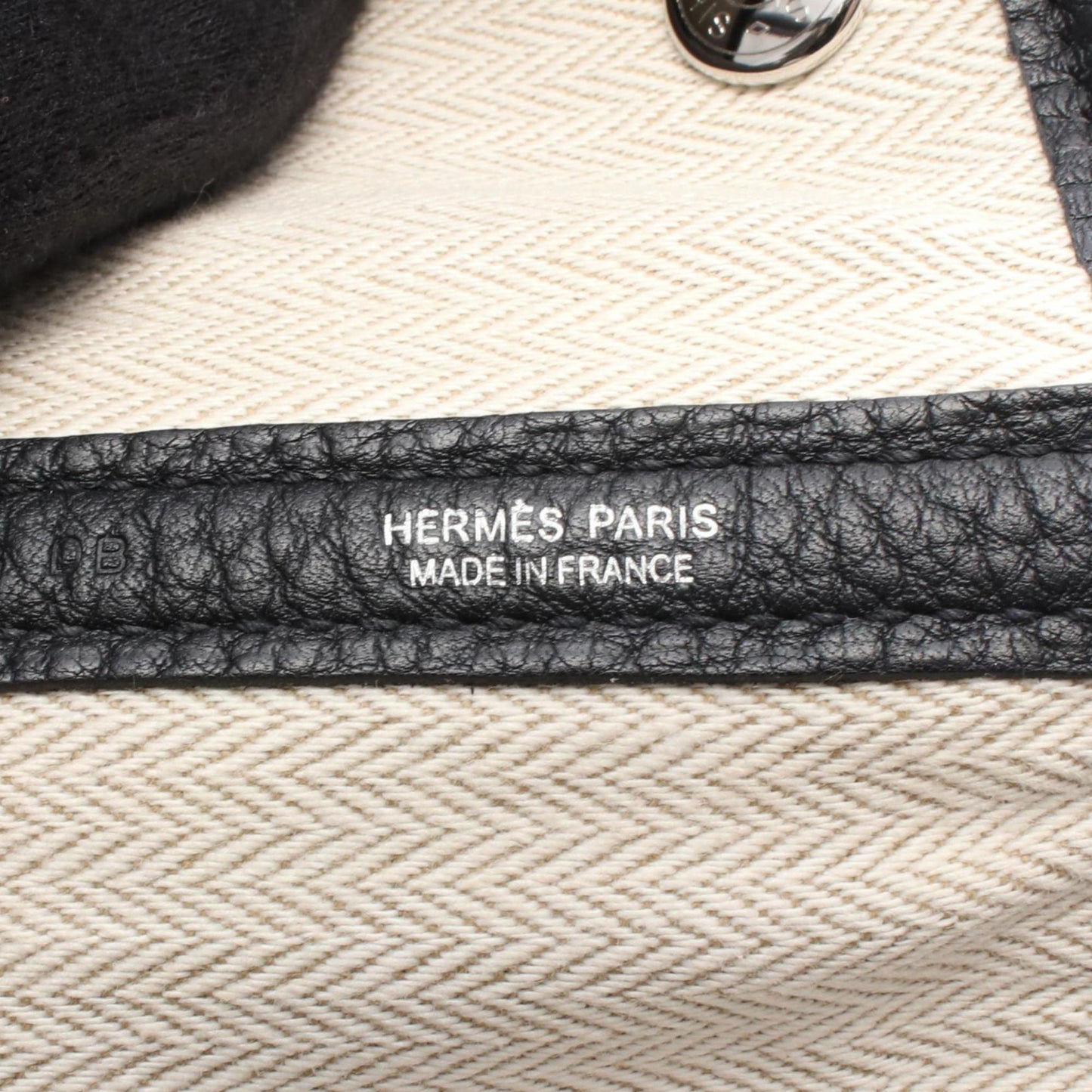 Hermes Black Negonda Leather Tote Bag ( )