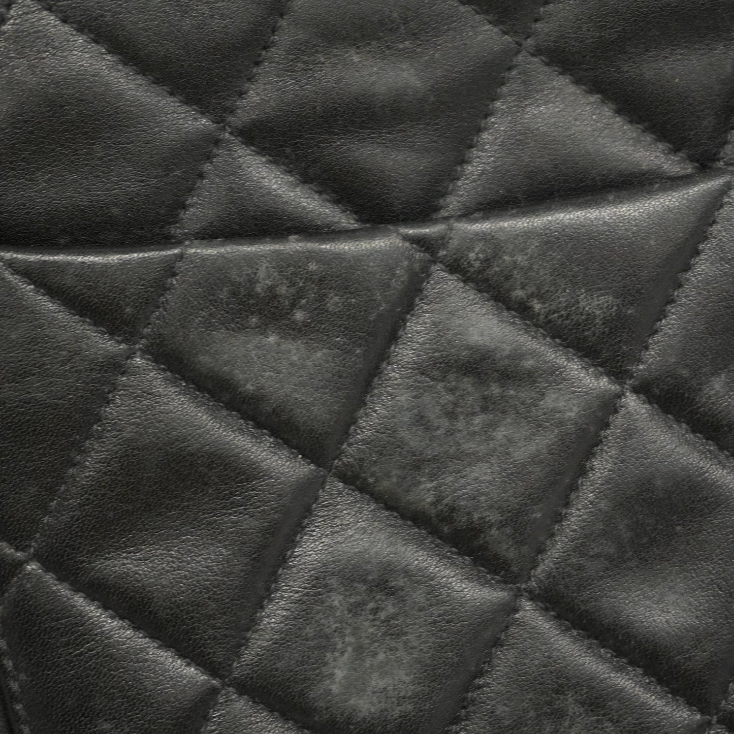 CHANEL   Matelasse Big Matelasse W Chain Women's Leather Shoulder Bag Black