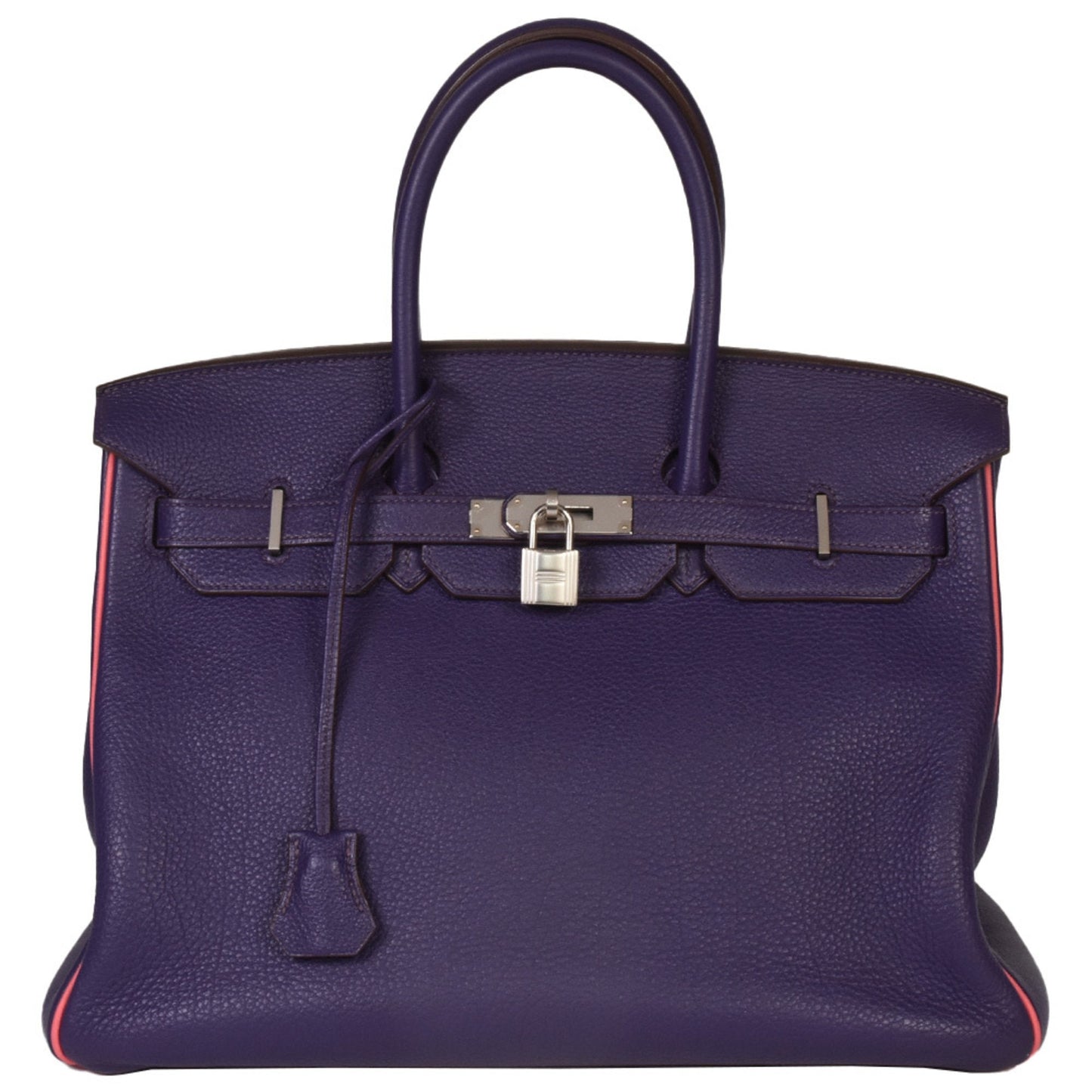 Hermes Birkin Bicolor Pink Purple Togo Leather Handbag ( )