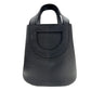 Hermes Black Taurillon Clemence Leather Handbag ( )