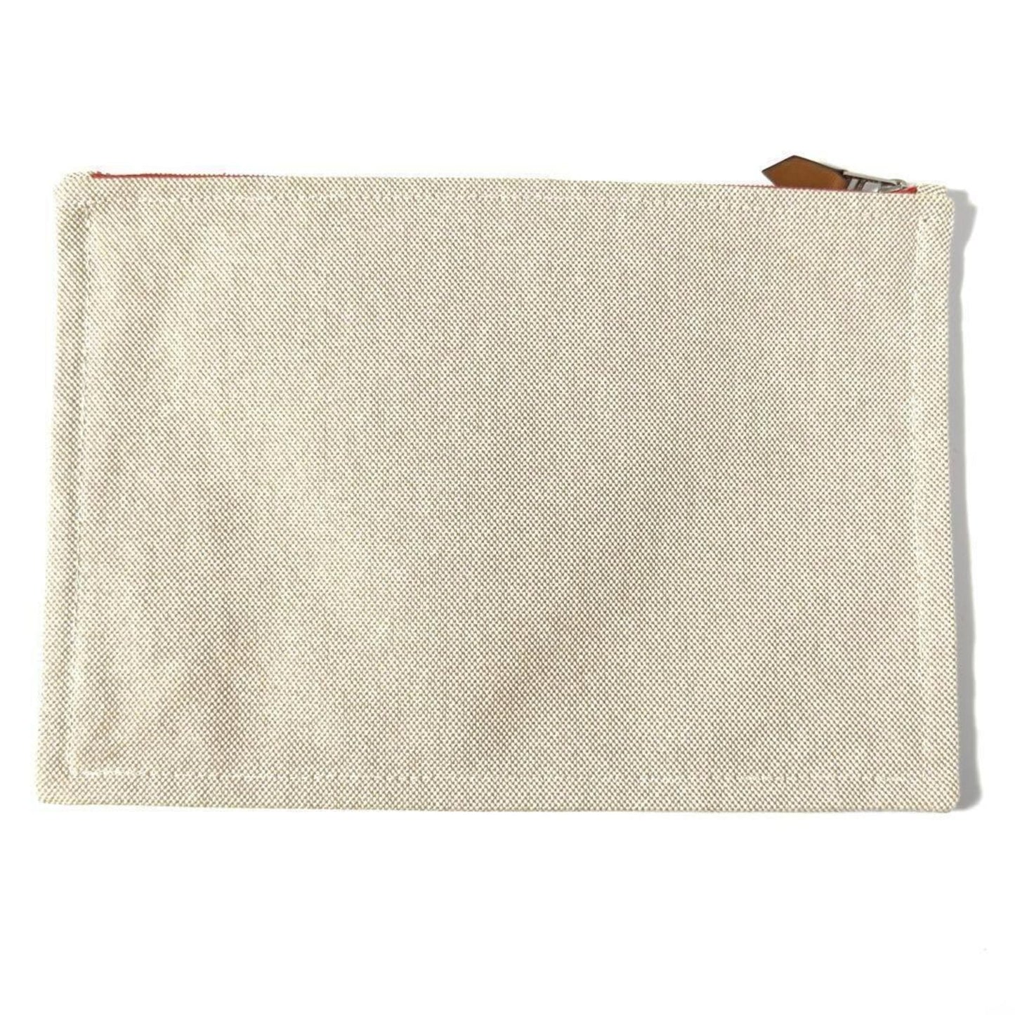 Hermes Beige Cotton Pouch ( )