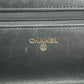 CHANEL   Matelasse Chain Shoulder Gold Hardware Lambskin Wallet Black