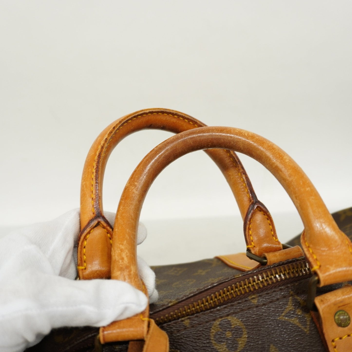 LOUIS VUITTONAuth  Monogram Keepol 45 M41428 Unisex Boston Bag
