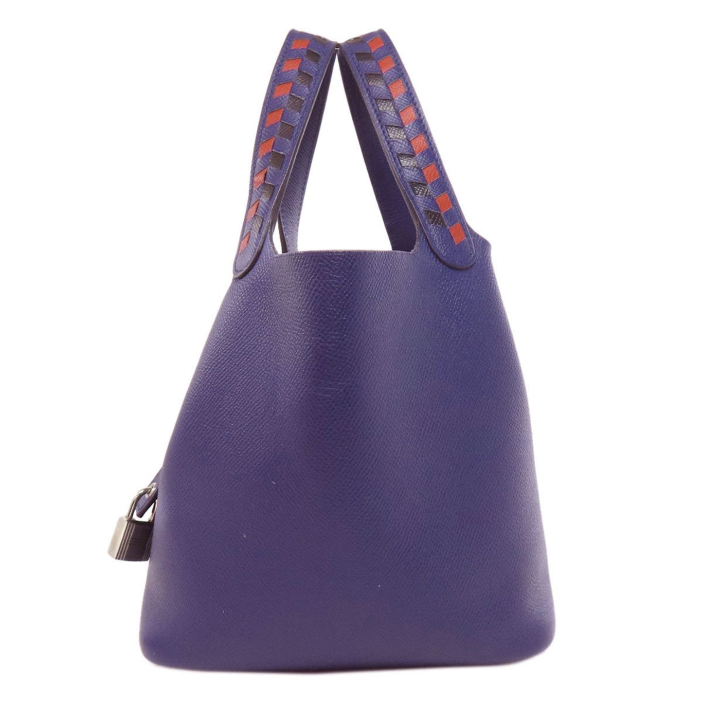 Hermes Blue Navy Epsom Leather Handbag ( )