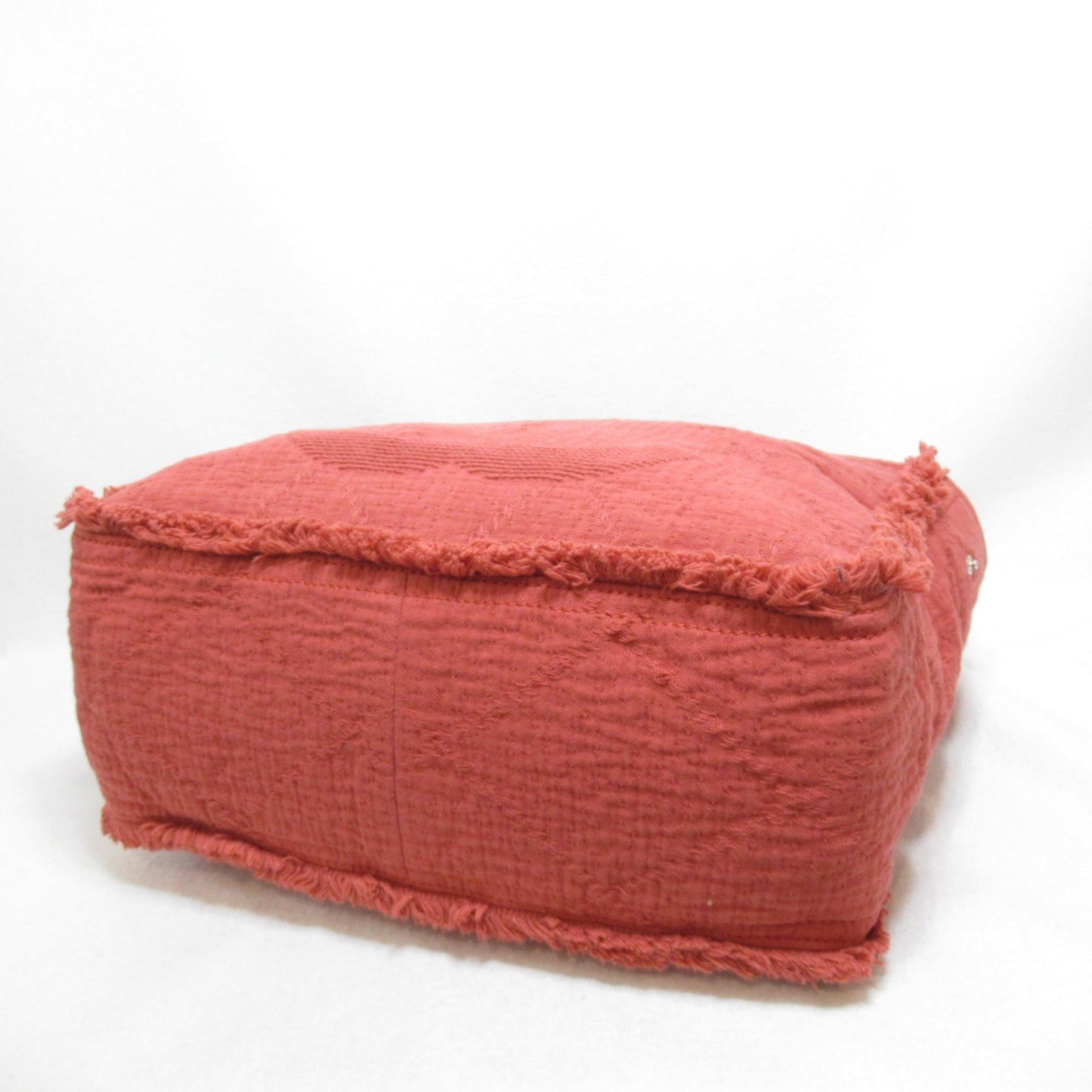 CHANEL 2wayChainShoulder Bag Orange cotton