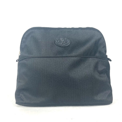 Hermes Black Cotton Polyamide Pouch ( )