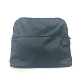 Hermes Black Cotton Polyamide Pouch ( )