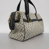 LOUIS VUITTONAuth  Monogram Mini Josephine GM M92211 Handbag Blue