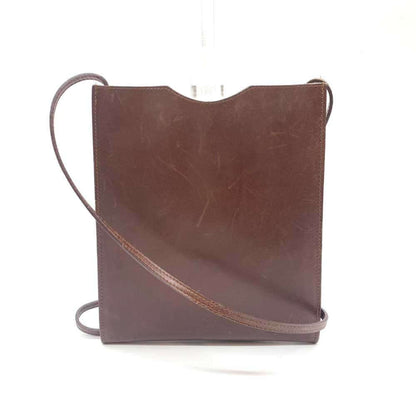 Hermes Brown Box Calf Leather Pochette Shoulder Bag ( )