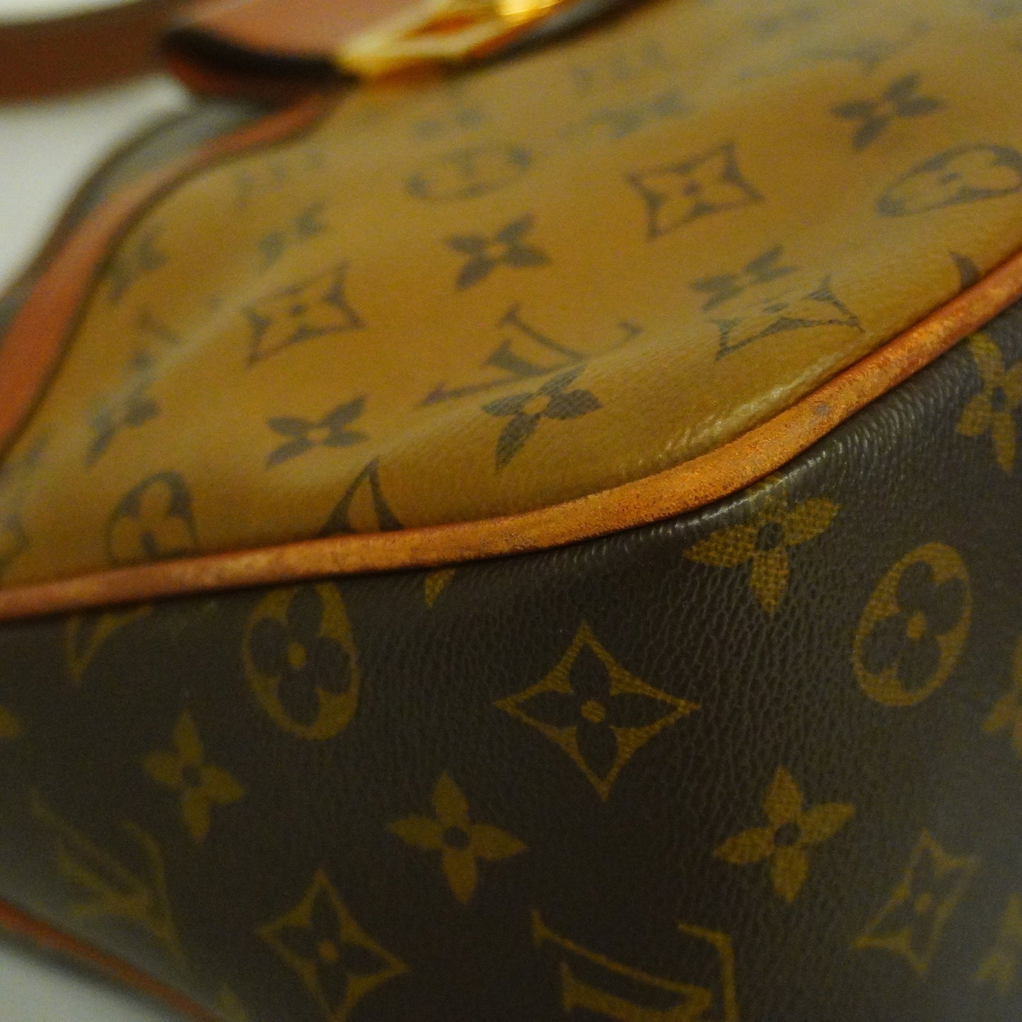 LOUIS VUITTONAuth  2WAY Bag Monogram Reverse Hobo Dauphine MM M45195