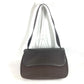 Hermes Brown Canvas Leather Messenger Bag Shoulder Bag ( )