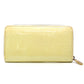 LOUIS VUITTON Zippy Women's Long Wallet M91531 Monogram Vernis Vanilla