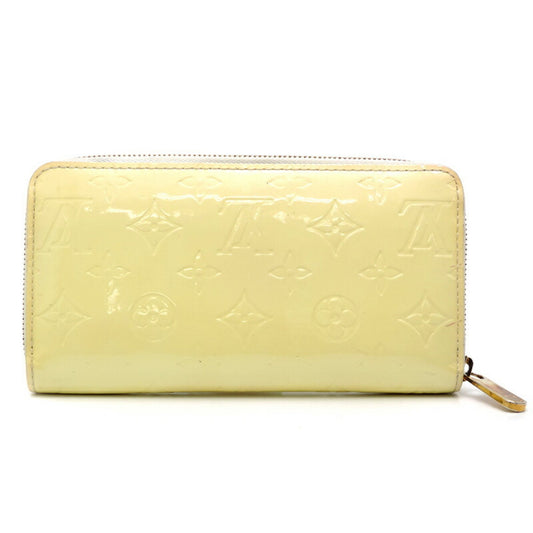 LOUIS VUITTON Zippy Women's Long Wallet M91531 Monogram Vernis Vanilla