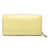 LOUIS VUITTON Zippy Women's Long Wallet M91531 Monogram Vernis Vanilla