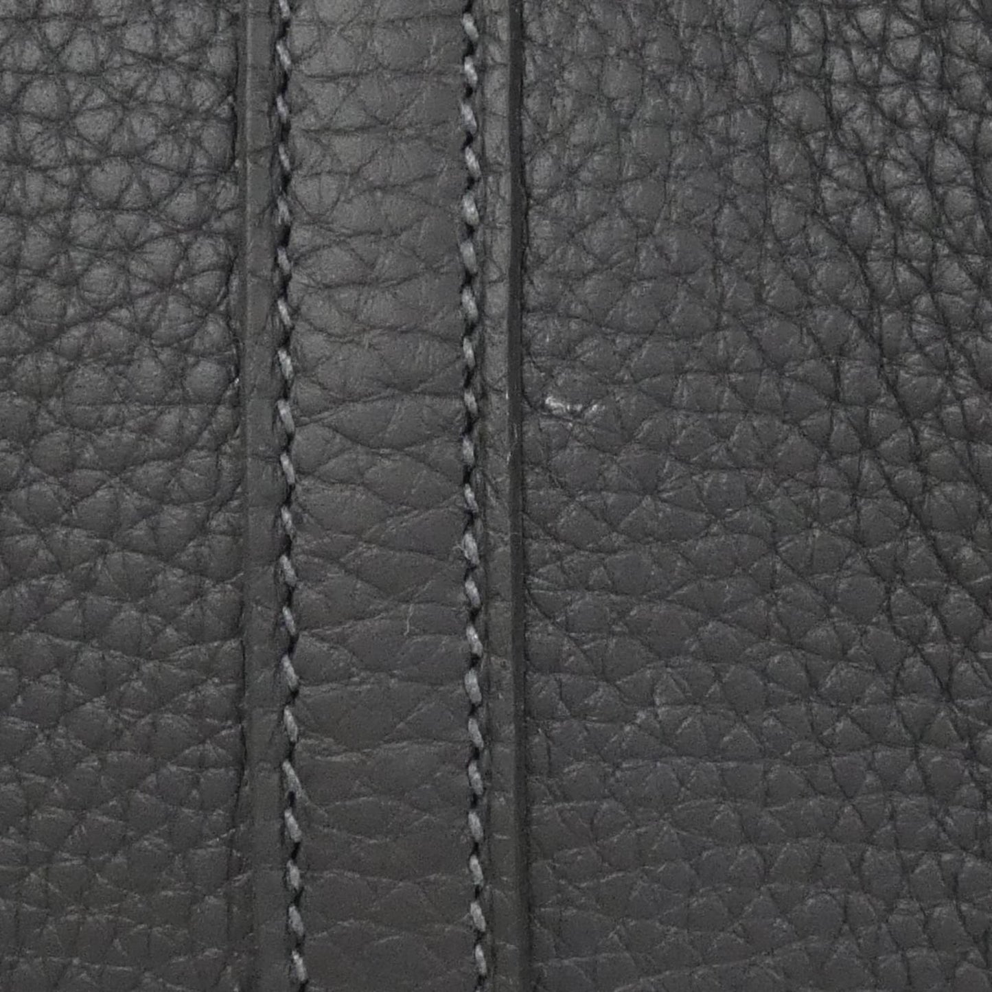 Hermes Black Taurillon Clemence Leather Shoulder Bag ( )