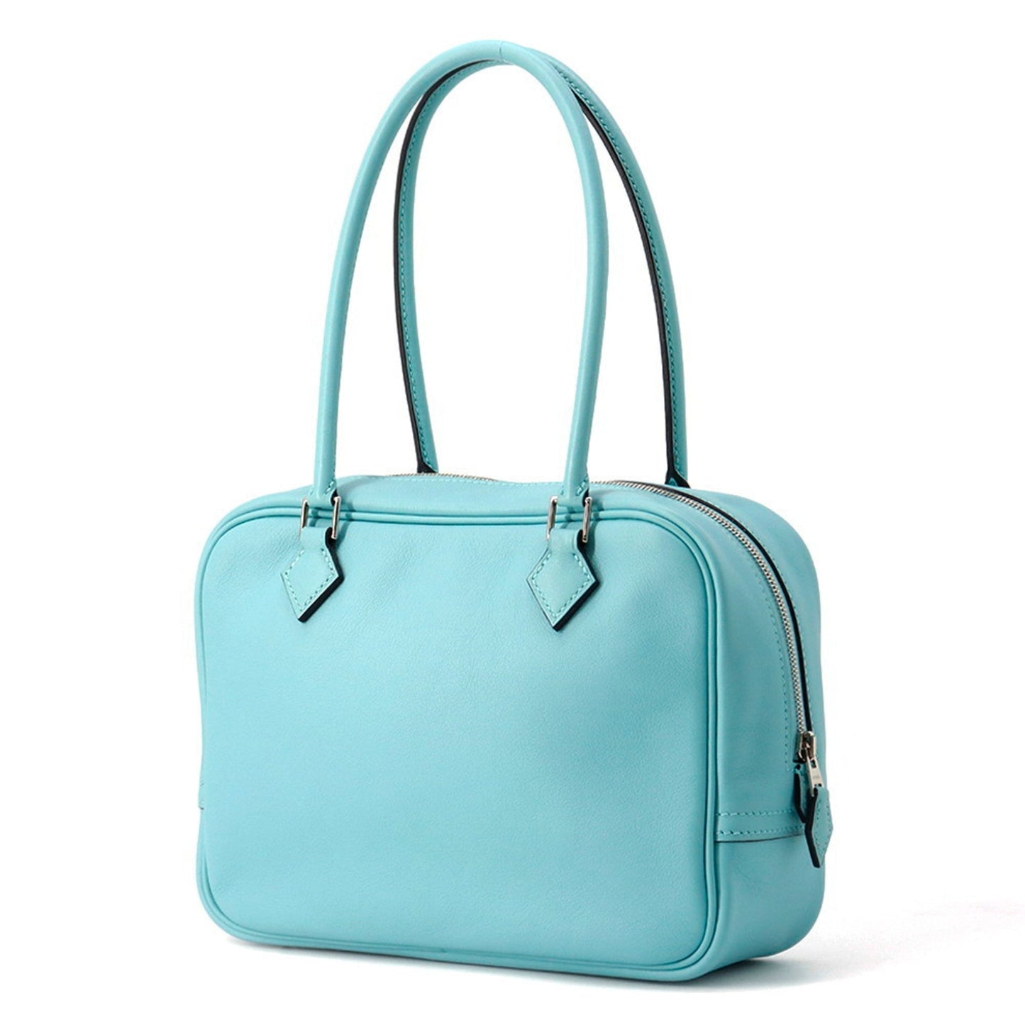 Hermes Blue Atoll Swift Leather Handbag ( )
