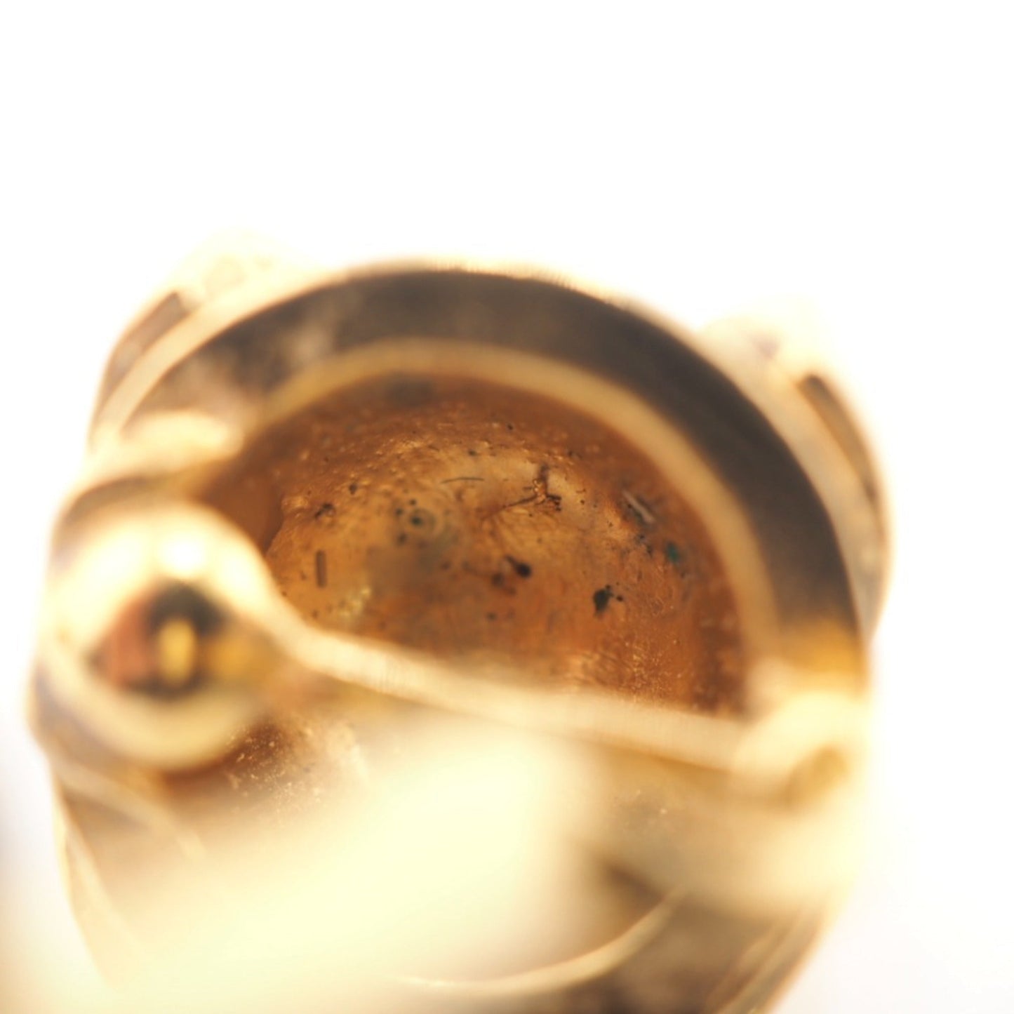 CHANEL 209 Coco Mark Earrings Gold Women's