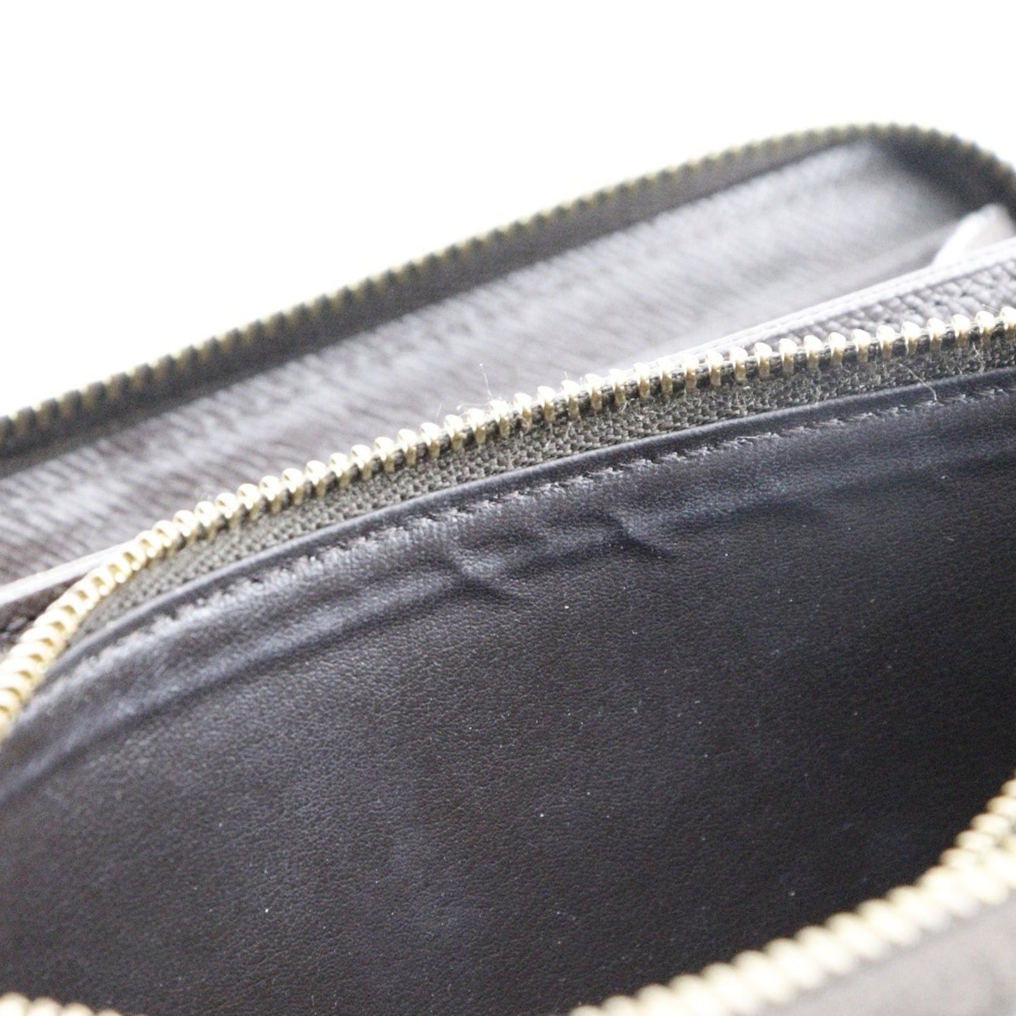 LOUIS VUITTON Zippy Wallet Long N41661 Damier Canvas Brown MI2156 Unisex