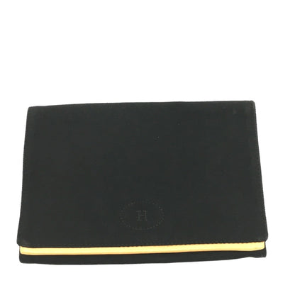 Hermes Bolide Black Canvas Pouch ( )
