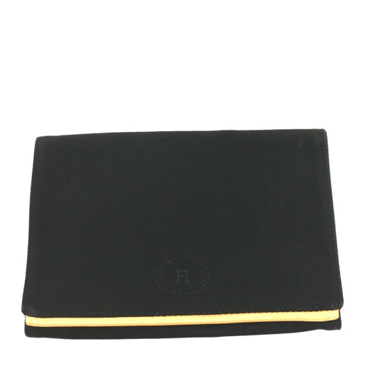 Hermes Bolide Black Canvas Pouch ( )