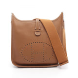Hermes Brown Taurillon Clemence Leather Shoulder Bag ( )