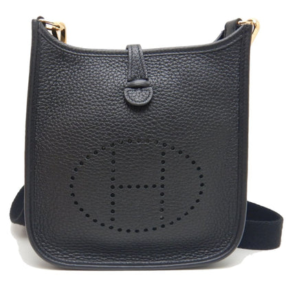 Hermes Black Taurillon Clemence Leather Shoulder Bag ( )