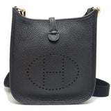 Hermes Black Taurillon Clemence Leather Shoulder Bag ( )