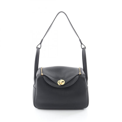 Hermes Black Taurillon Clemence Leather Shoulder Bag ( )