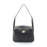 Hermes Black Taurillon Clemence Leather Shoulder Bag ( )