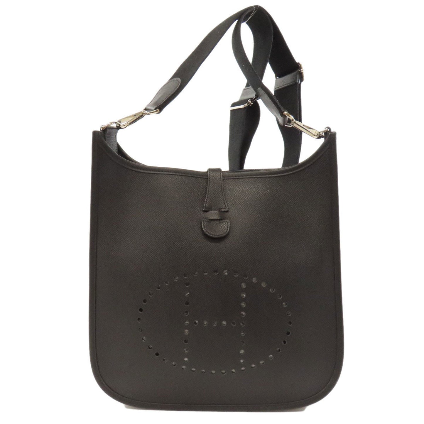 Hermes Black Epsom Leather Shoulder Bag ( )