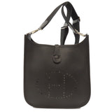 Hermes Black Epsom Leather Shoulder Bag ( )
