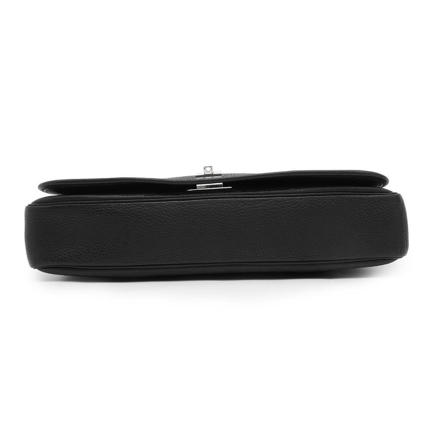 Hermes Black Taurillon Clemence Leather Shoulder Bag ( )
