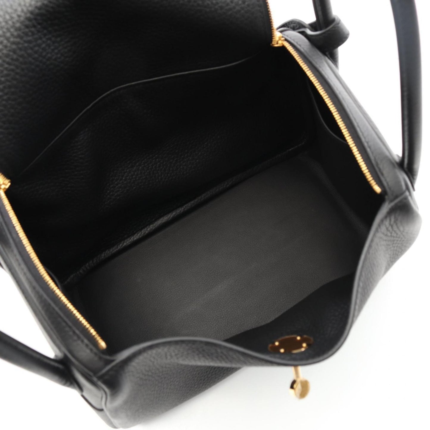 Hermes Black Taurillon Clemence Leather Shoulder Bag ( )