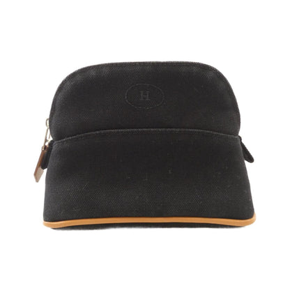 Hermes Black Canvas Pouch ( )