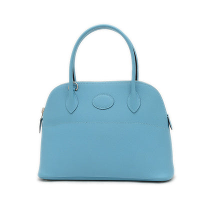 Hermes Blue Epsom Leather Tote Bag ( )