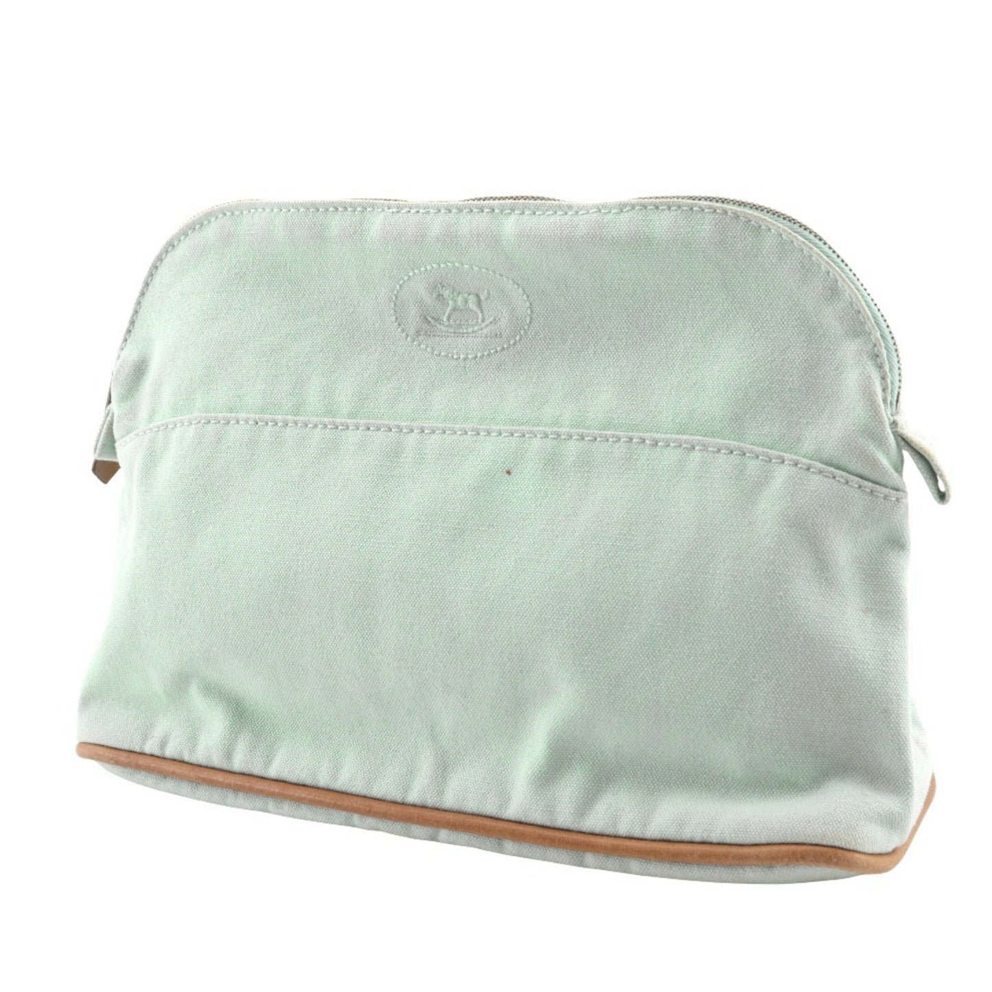 Hermes Bolide Light Blue Cotton Pouch ( )