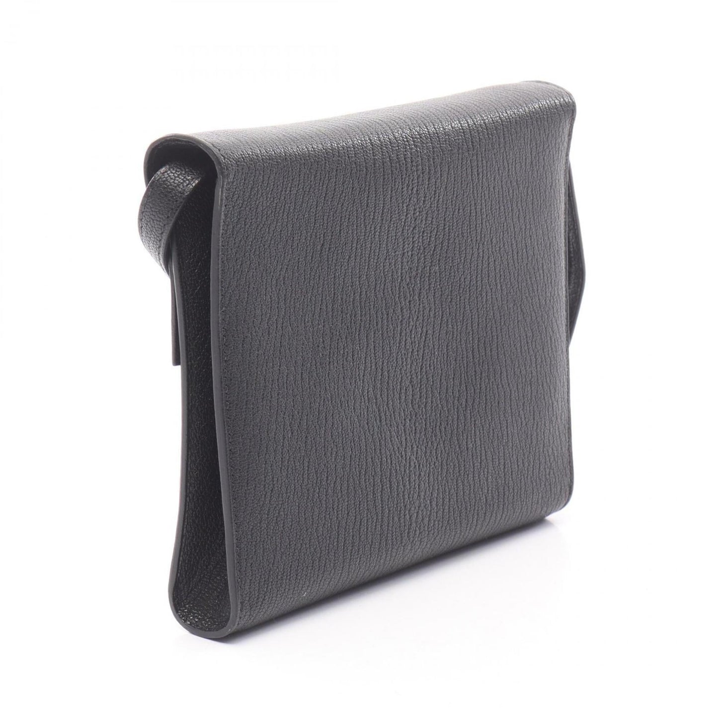 Hermes Black Chevre Leather Shoulder Bag ( )