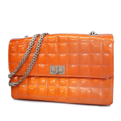 CHANEL   2.55 Chocolate Bar W Chain Women's Leather Shoulder Bag Pink