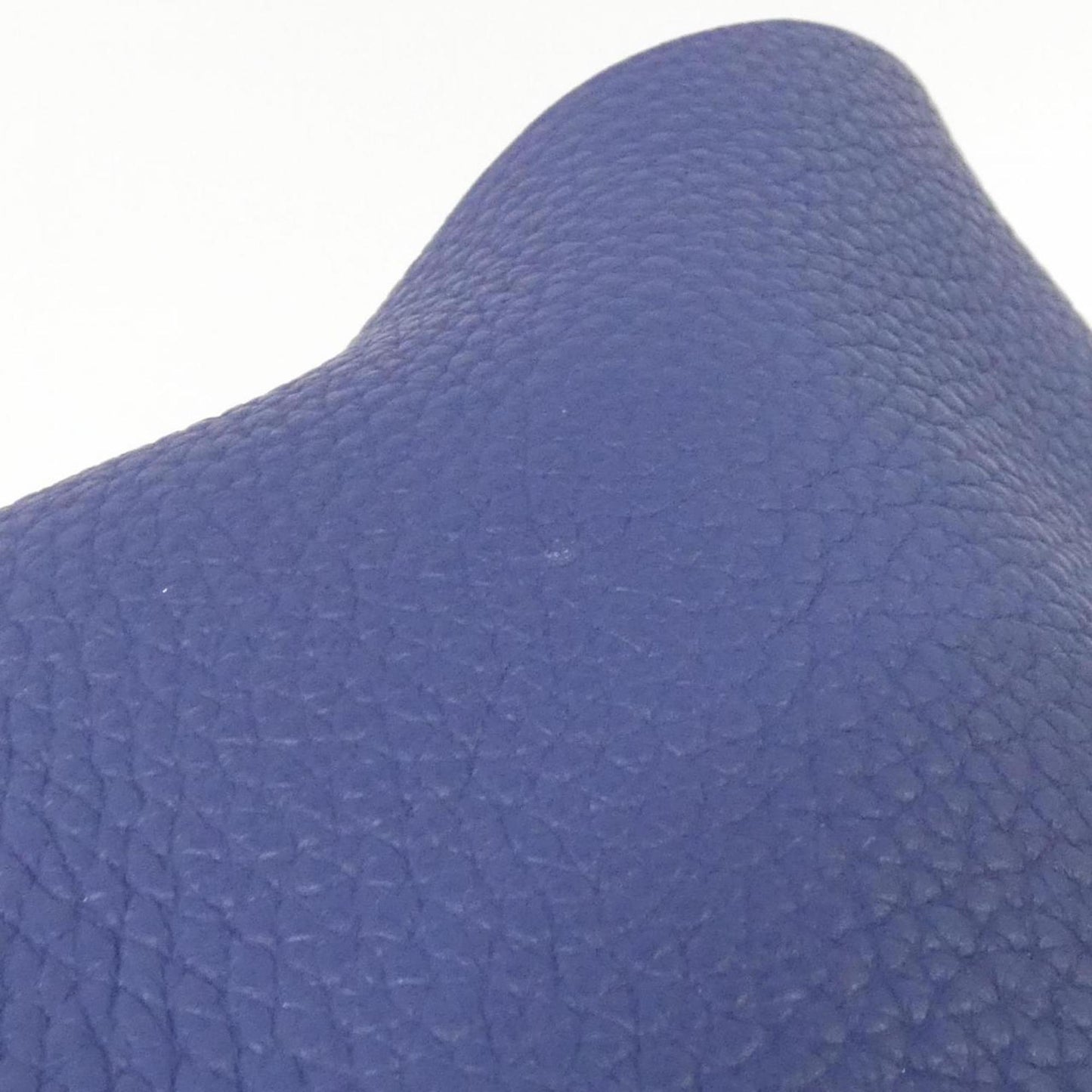 Hermes Blue Taurillon Clemence Leather Handbag ( )