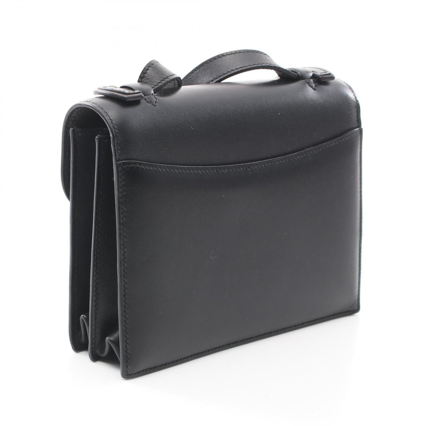 Hermes Black Box Calf Leather Shoulder Bag ( )