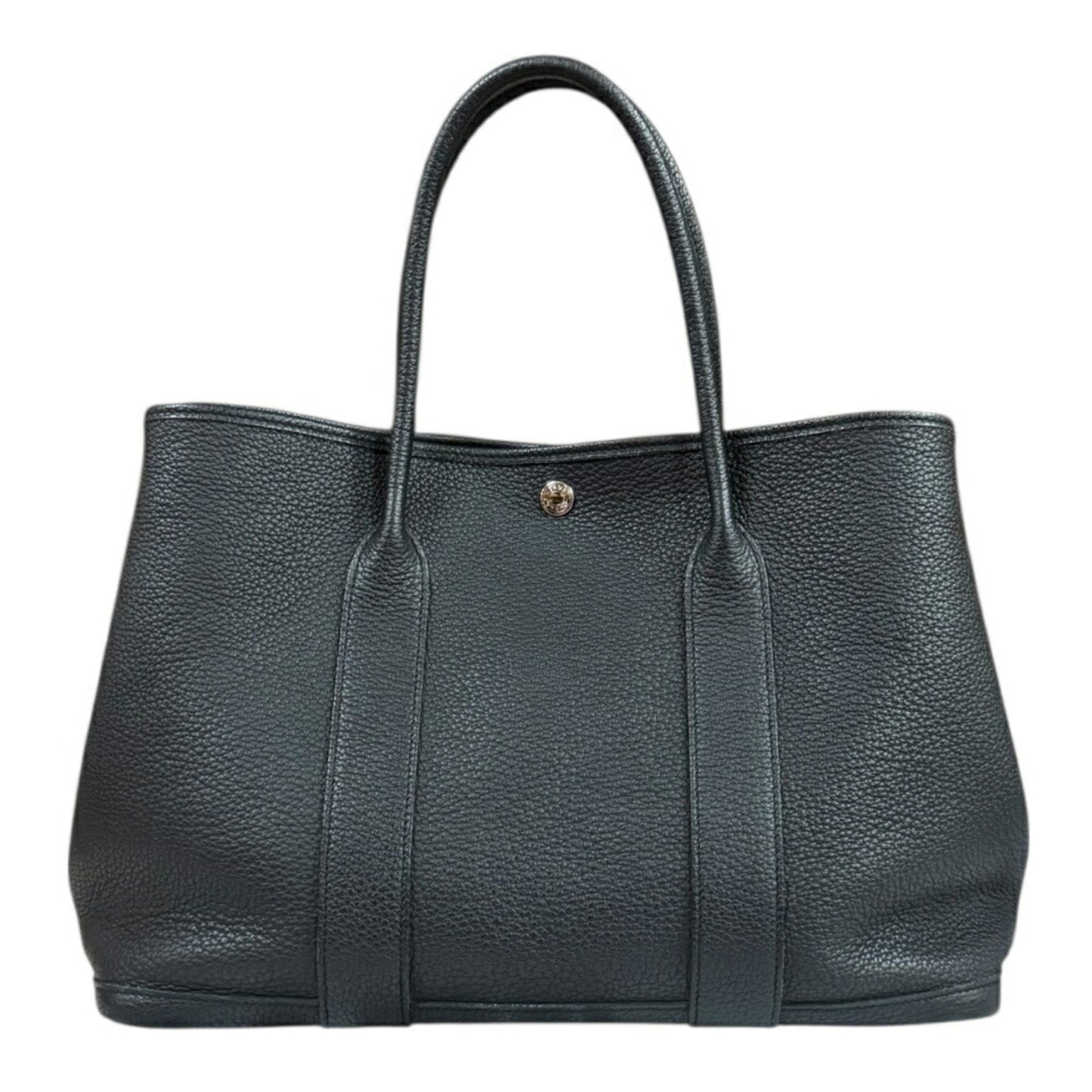 Hermes Black Negonda Leather Tote Bag ( )