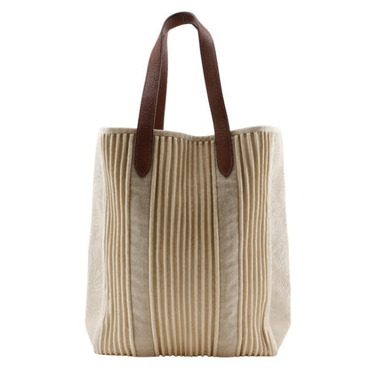 Hermes Beige Canvas Tote Bag ( )