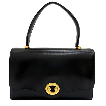 Hermes Black Box Calf Leather Handbag ( )