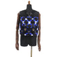 Chanel airline backpack rucksack nylon leather blue black A93326 Airline Back Pack