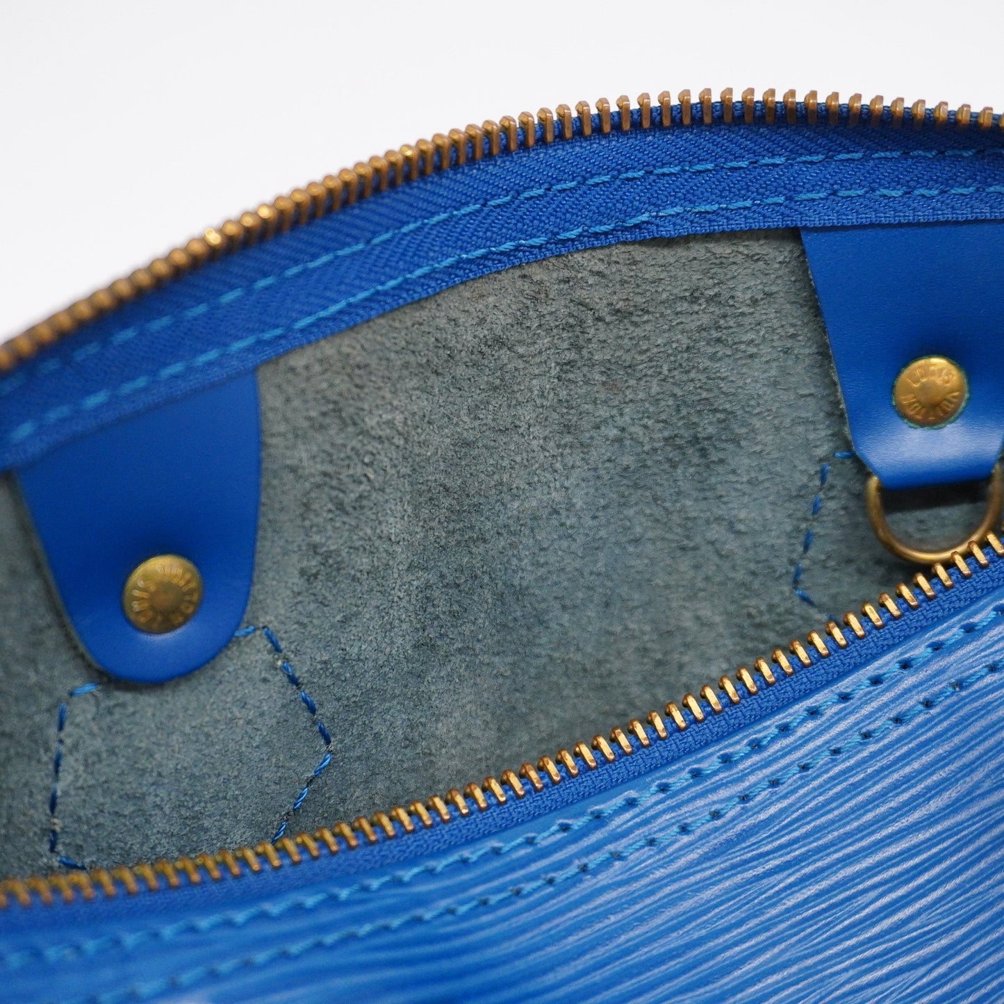 LOUIS VUITTONAuth  Epi Speedy 25 M43015 Women's Handbag Toledo Blue