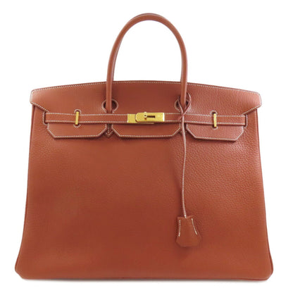 Hermes Brown Ardennes Leather Handbag ( )