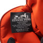 Hermes Brown Orange Canvas Leather Pouch ( )